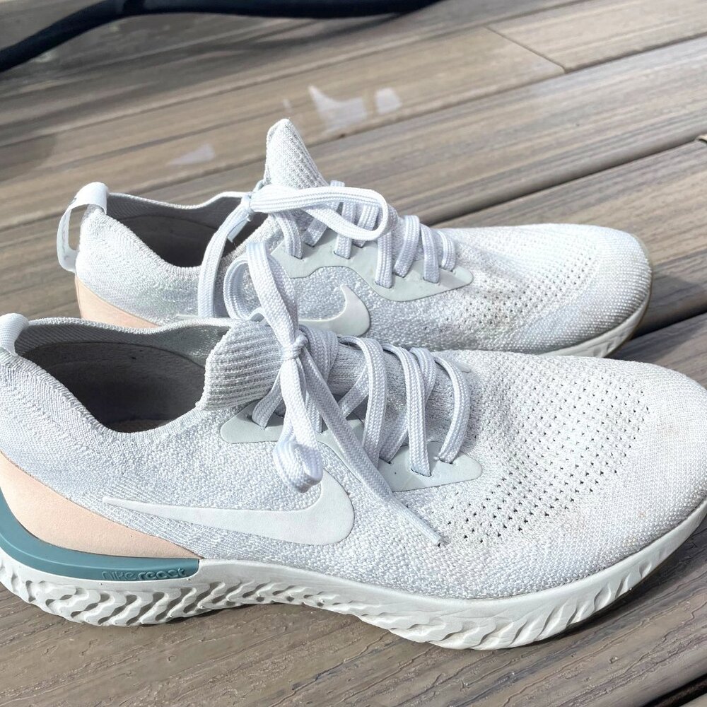 Nike Flyknit Epic React sneakers, womens size 8